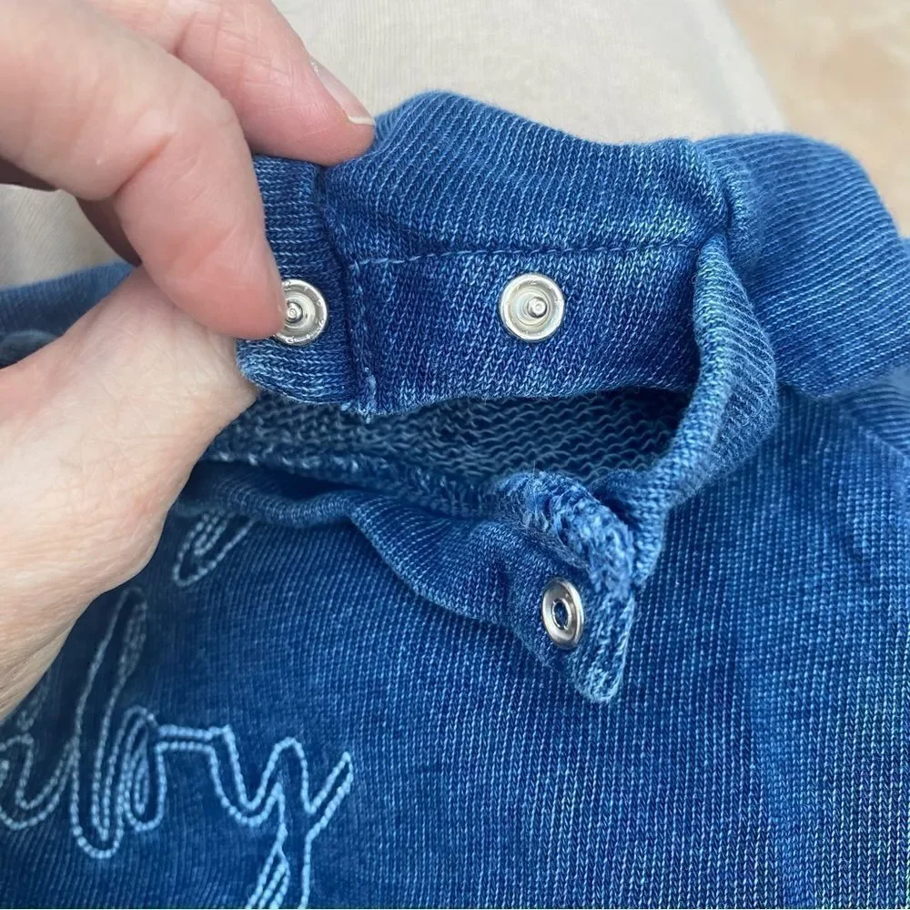 Nordstrom lightweight blue baby sweater size 9 months